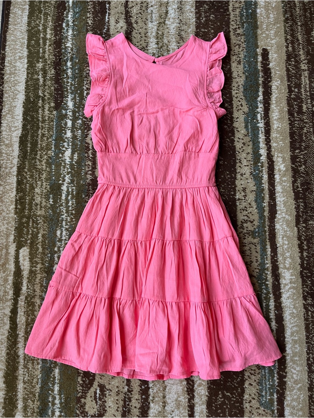 NWT Mi Ami by Francesca’s Ruffle Coral Dress